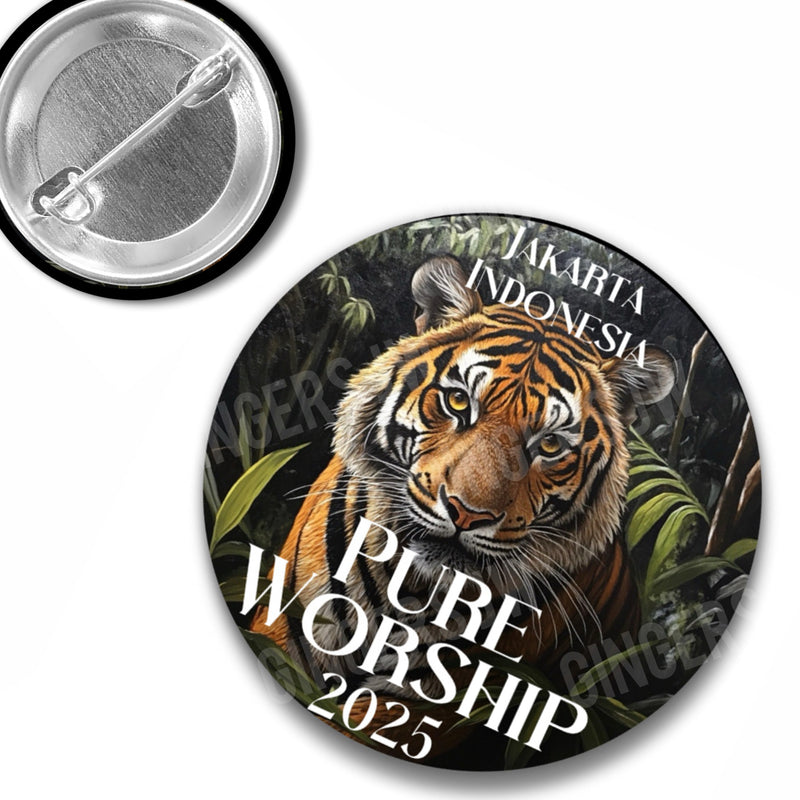 Pure Worship Pins - Indonesia Tiger