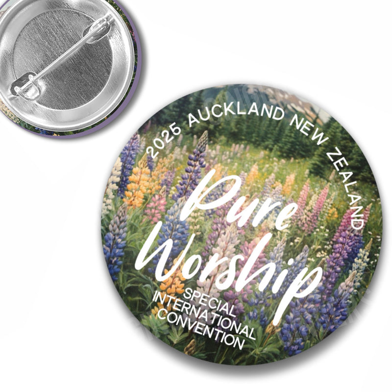 Pure Worship Pins - New Zealand Lupines