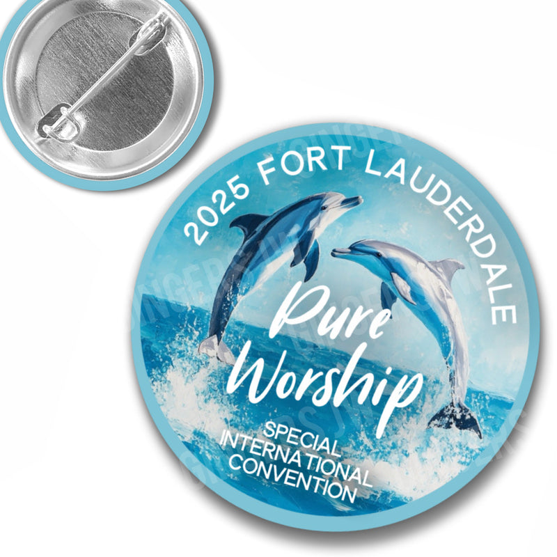 Pure Worship Pins - Fort Lauderdale Florida Dolphins