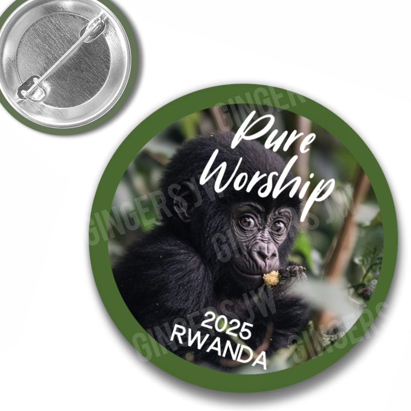 Pure Worship Pins - Rwanda Gorilla