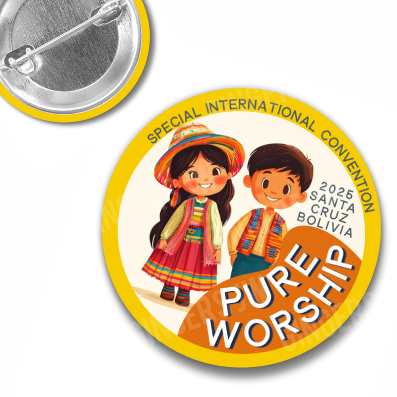 Pure Worship Pins - Bolivia Happy Friends