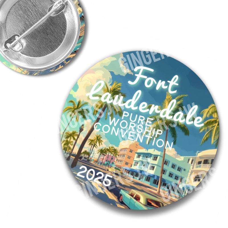 Pure Worship Pins - Fort Lauderdale Town