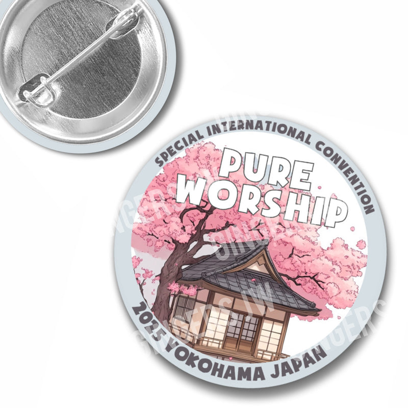 Pure Worship Pins - Japan Yokohama Cherry Blossom House