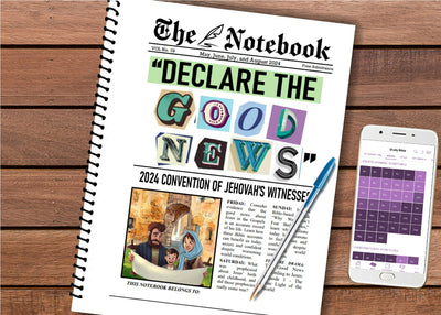 Junior Edition - Declare The Good News Notebook Printable - Digital Item