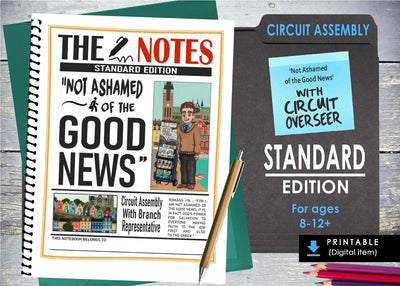 Not Ashamed of The Good News Assembly Activity Notebook Printable - Digital Item - PACKAGE DEAL