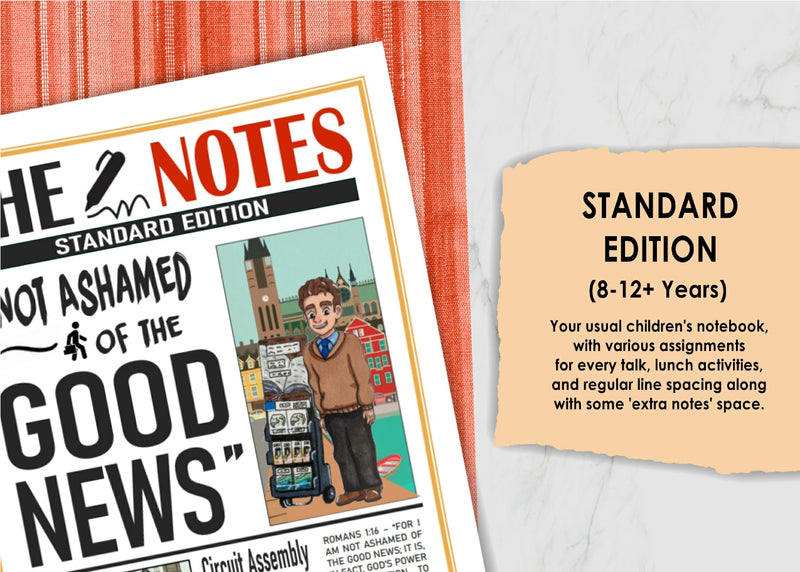 Not Ashamed of The Good News Assembly Activity Notebook Printable - Digital Item - Standard Edition