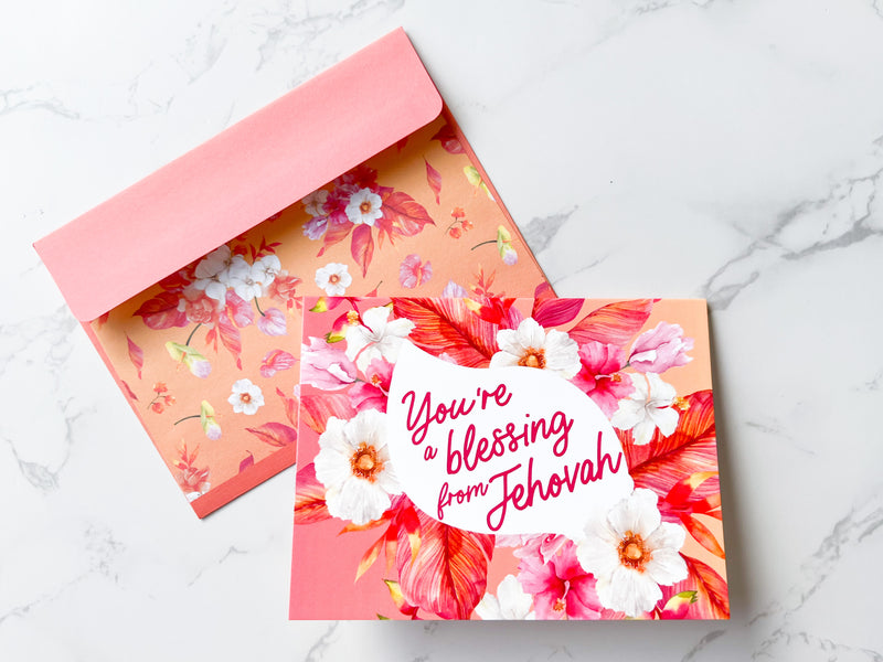 Thank You 4 x 6 Greeting Card - GINGERS