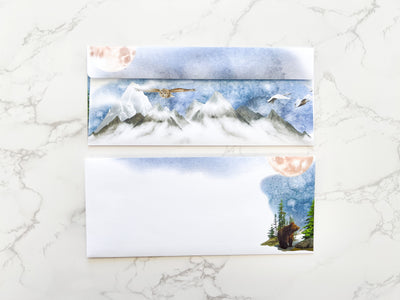 Mountain Range Letter Writing Envelopes - GINGERS
