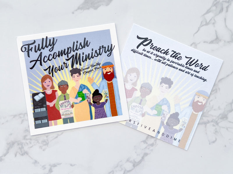 Fully Accomplish Your Ministry Bite Size Cards - GINGERS