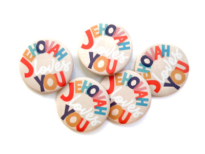Jehovah Loves You Pins - GINGERS
