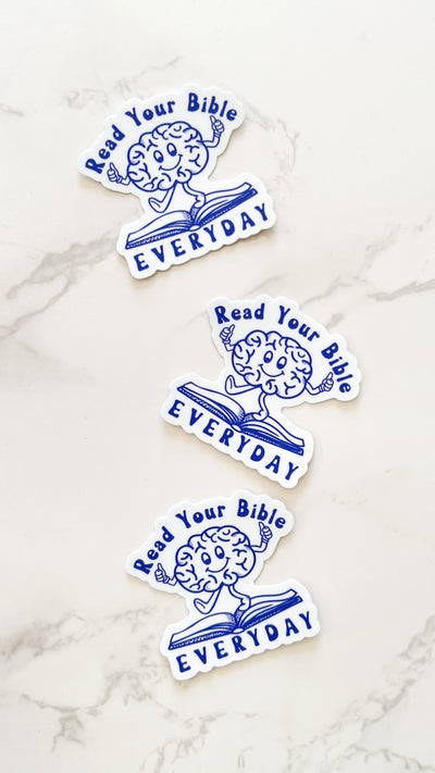 Happy Brain - Read Your Bible Everyday Stickers - GINGERS