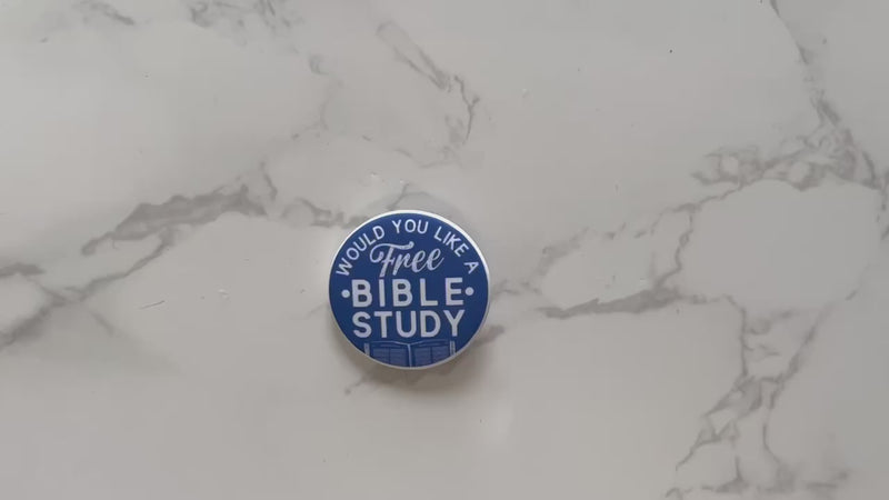 Blue Ask Me About A Free Bible Study Pins