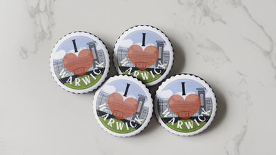 I Love Warwick Pins