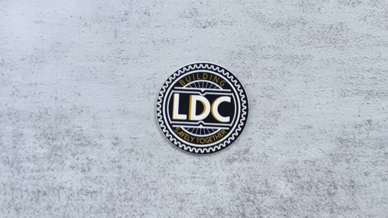 LDC Volunteer Hard Hat Sticker