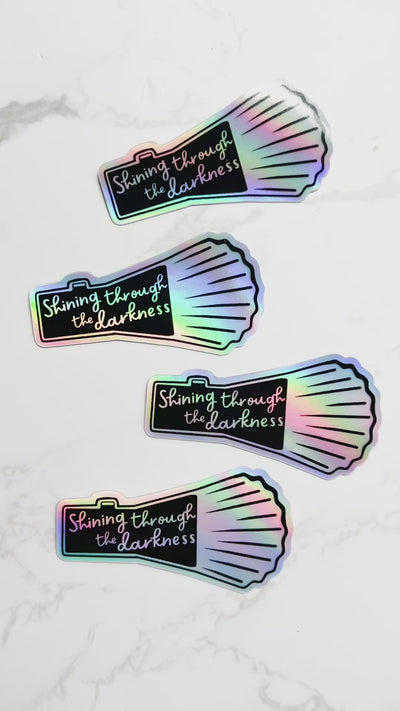 Shining Through The Darkness Stickers