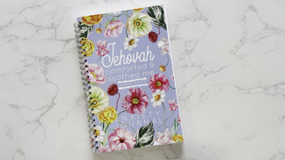 Jehovah Comforted And Soothed Me Anxiety Journal