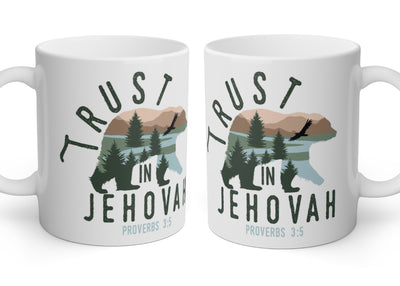 Trust in Jehovah Bear Mug - GINGERS