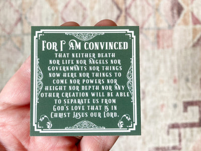 For I Am Convinced Cards - GINGERS