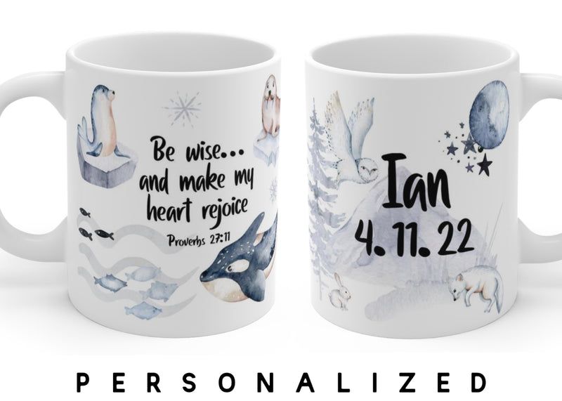Personalized Make My Heart Rejoice  - Polar Mug - GINGERS