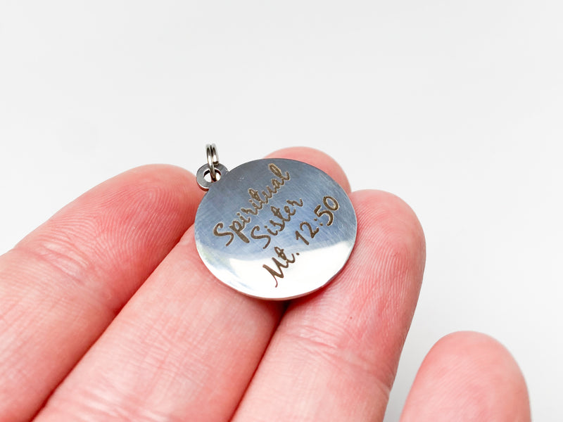 Spiritual Sister Stainless Steel or Gold Pendant - GINGERS
