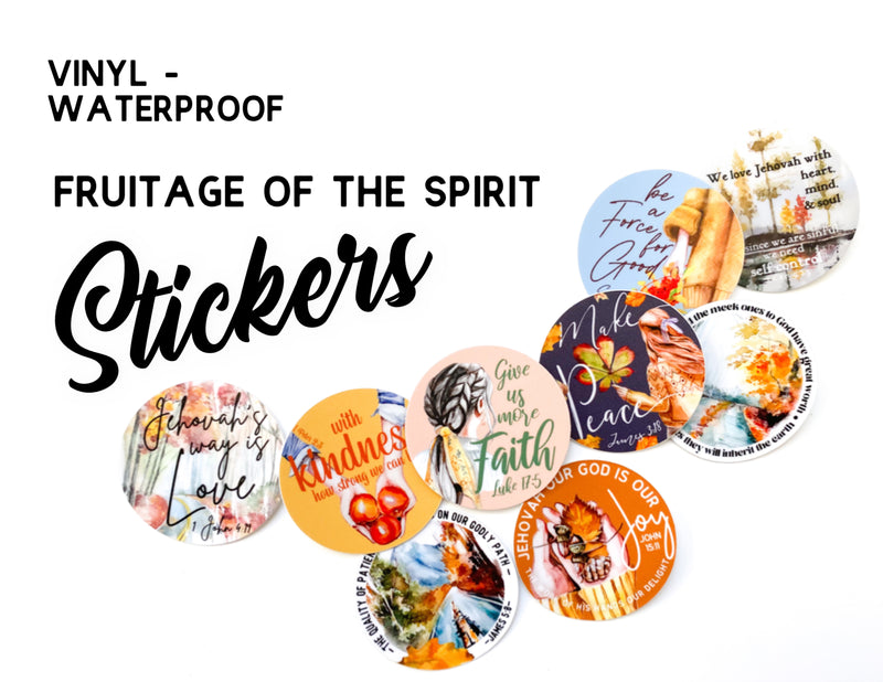 Fruitage of the Spirit Stickers - GINGERS