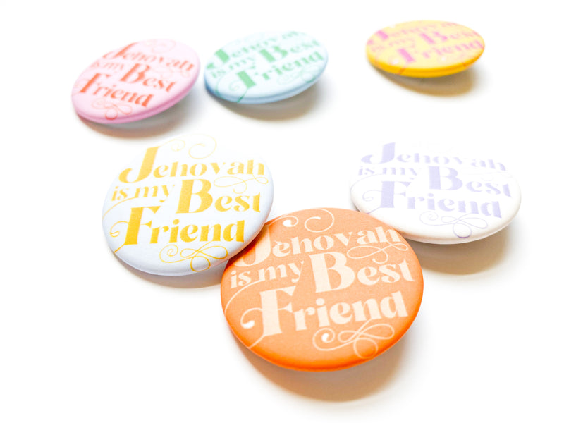 Jehovah is my Best Friend Pins - GINGERS