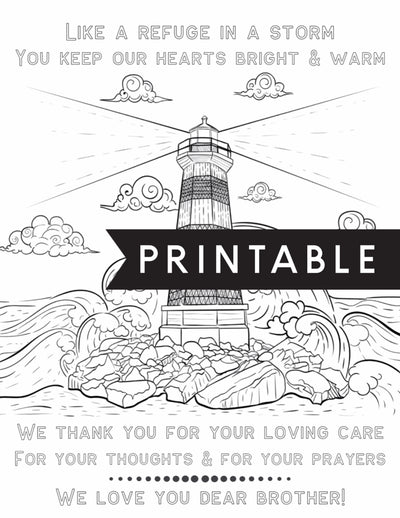 We Love You Brother Coloring Page - GINGERS