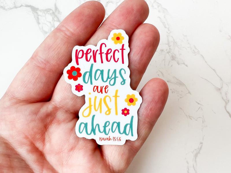 Perfect Days Are Just Ahead Stickers - GINGERS