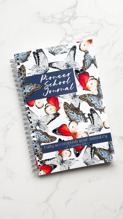 Butterfly Pioneer School Notes Notebook - GINGERS