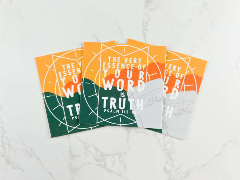 The Very Essence Of Your Word is Truth Bite Cards - GINGERS