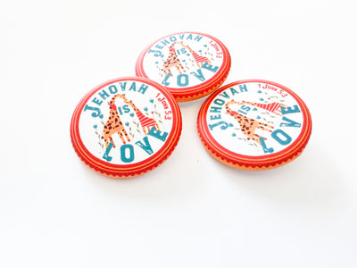 Jehovah is Love Kids Pins - GINGERS