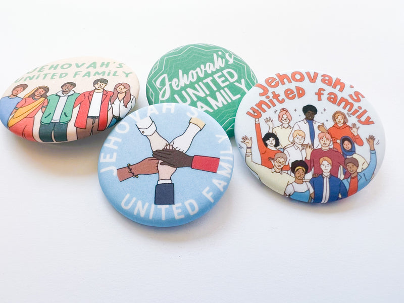 Mixed Jehovahs United Family Pins - GINGERS