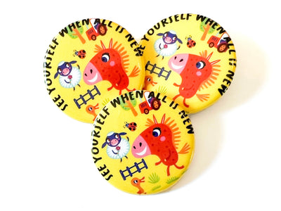 Farm See Yourself When All is New Kids Pins - GINGERS