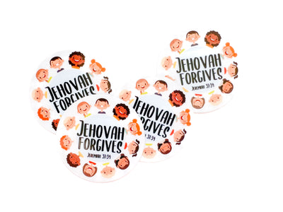 Jehovah Forgives Stickers - GINGERS