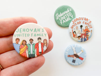 Mixed Jehovahs United Family Pins - GINGERS