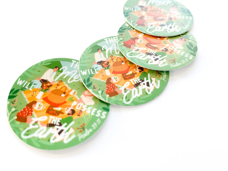 The Meek Will Possess the Earth Stickers - GINGERS