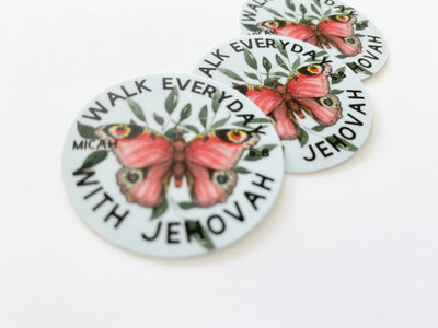 Walk With Jehovah Stickers - GINGERS