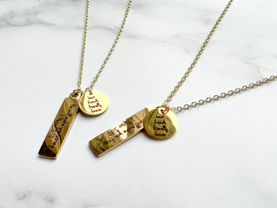 Best Friends Literally Forever Gold Necklace - GINGERS