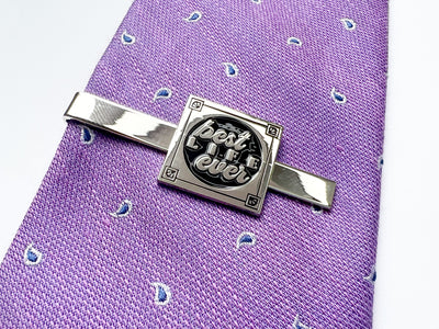 Best Life Ever Tie Clip Silver - GINGERS