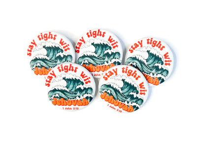 Stay Tight Wit Jehovah - Hawaiian Pidgin Pins - GINGERS