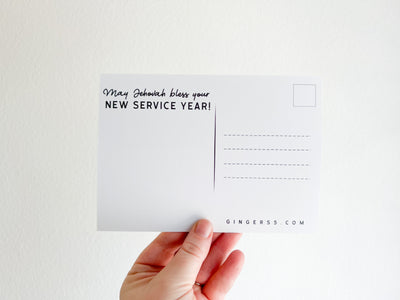 New Service Year 5 x 7 Postcards - GINGERS