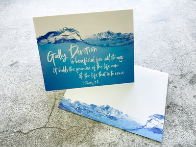 Water Baptism 4 x 6 Greeting Card - GINGERS