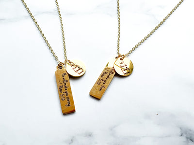 Best Friends Literally Forever Gold Necklace - GINGERS