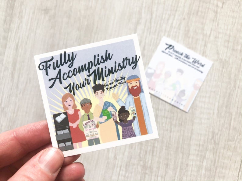 Fully Accomplish Your Ministry Bite Size Cards - GINGERS