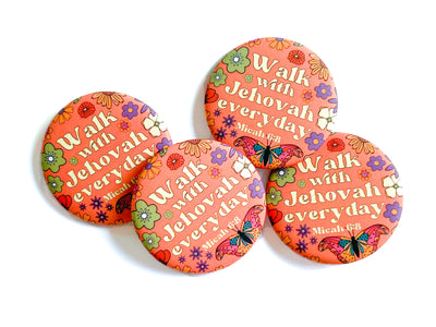 Walk With Jehovah Pins - GINGERS