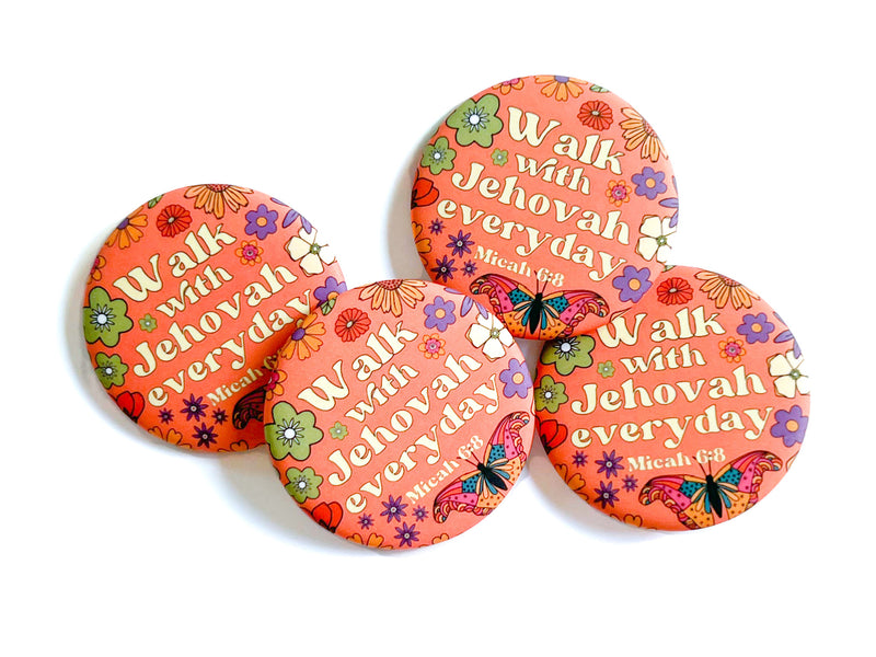Walk With Jehovah Pins - GINGERS
