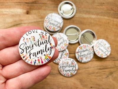 I Love My Spiritual Family Pins - GINGERS
