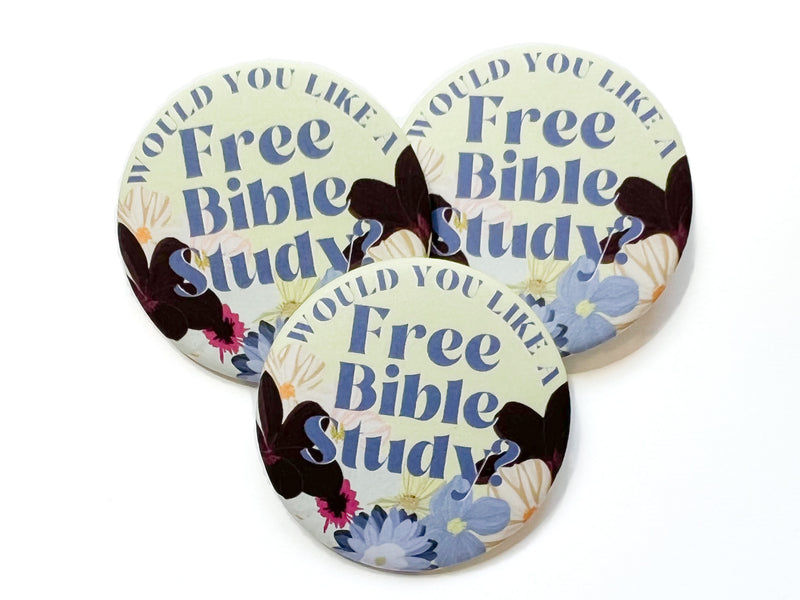 Would You Like A Free Bible Study Pins - GINGERS