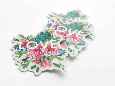 Love Never Fails Stickers - GINGERS