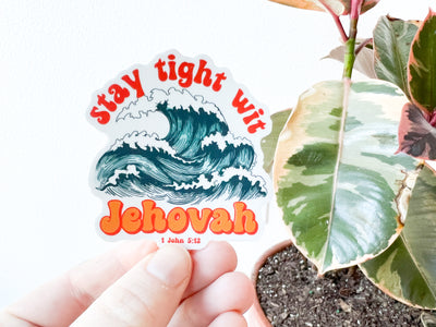Stay Tight Wit Jehovah Stickers - Hawai’i Pidgin - GINGERS